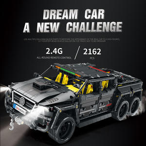 Reobrix 11001 City Technical APP Télécommande Grande <span class=keywords><strong>Voiture</strong></span> 6x6 Modèle MOC Briques en Plastique Jouets Ensembles de Blocs de Construction Cadeau de Fête - Product Image 4