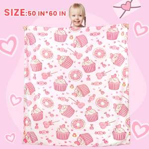 Festa di vacanza all'aperto coperta di flanella glow-in-the-dark coperta morbida comfort casual, un regalo per i propri cari - Product Image 2