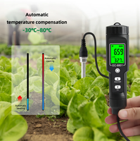 Analyseur de sol numérique EC-8801, conductimètre, capteur étanche, analyseur de terre avec ATC, plantation, jardin, extérieur