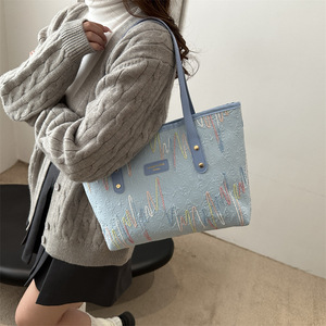 Sac à bandoulière simple et élégant pour femme, sac à main de <span class=keywords><strong>voyage</strong></span> d'affaires grande capacité, sac fourre-tout pas cher - Product Image 6