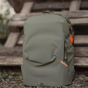 Borsa da Viaggio Verde Scuro Portatile, Spessa, alla Moda, Unisex, con Logo Personalizzato, Tasca Frontale Cargo, Borsone per Vacanze e Weekend - Product Image 5