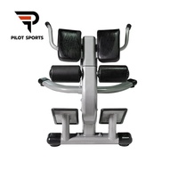 Chaise romaine réglable PILOT SPORTS, banc d'extension dorsale commercial pour la musculation de la taille et du tronc à domicile