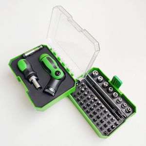 Juego de herramientas verde de 58 piezas con destornilladores para reparaciones domésticas, caja de herramientas manuales de acero aleado métrico - Product Image 5