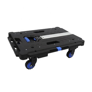 Chariot à main pliable portable 137 kg, chariot de manutention, chariot à marchandises mobile, chariot à roulettes, chariot de transport de marchandises - Product Image 4