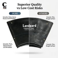 Landpard/OEM 1200R20 Radyal Kamyon İç Lastiği, Ağır Damperli Kamyon Değişimi İçin Yeni Yüksek Kaliteli Bütil Kauçuk, Uzun Ömürlü