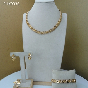 Conjuntos <span class=keywords><strong>de</strong></span> Joyería <span class=keywords><strong>de</strong></span> Moda Africana Yuminglai, Joyería <span class=keywords><strong>de</strong></span> Abrazos y Besos para Mujer FHK9936 - Product Image 1