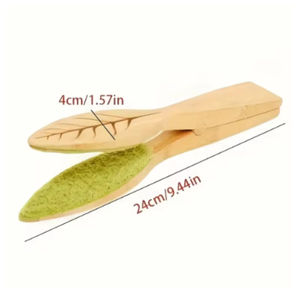 Pince de nettoyage de feuilles LM LM25534, brosse de nettoyage de plantes vertes à main, poignée ergonomique, design en bois durable, élimination efficace - Product Image 6