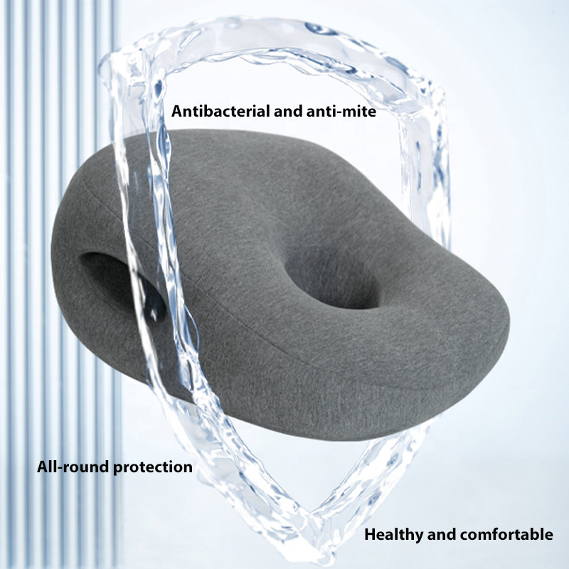 Healifty Nap Pillow For Desk – Ergonomic Face Down Design With Arm Holes, Office & Travel Sleep Aid