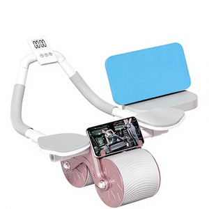 Supporto per Gomito con Ruota a Rimbalzo Automatico Bodyup PP, <span class=keywords><strong>Design</strong></span> a 2 Ruote, per Allenamento Addominale, Uso in <span class=keywords><strong>Palestra</strong></span>, Leggero, Durevole, Ecologico - Product Image 5