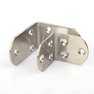 Support d'angle épaissi en acier inoxydable CN 45 65 85 en forme de L à 90 degrés pour fixation de meubles, finition polie durable - Product Image 3