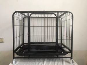 <b>Extra</b> Strong Steel Wire <b>Dog</b> <b>Cage</b> <b>for</b> <b>Large</b> <b>Dogs</b> with Powder-Coated Finish and Sliding Door Design Indoor Use - Product Image 4