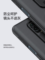 Étui de téléphone Nillkin CamShield pour objectif d'appareil photo pour Xiaomi Poco M3 10T 10S Redmi Note 9 9S avec boîtes Coque arrière