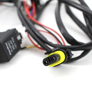 Faisceau de câblage pour feux antibrouillard H1 H3 H8 H11, adaptateur connecteur 12V en PVC avec âme en cuivre, pièces d'éclairage automobile - Product Image 1