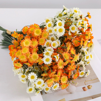 Bouquet de marguerites artificielles en soie de 27 cm pour décoration de mariage bohème, centres de table style jardin, commande en gros