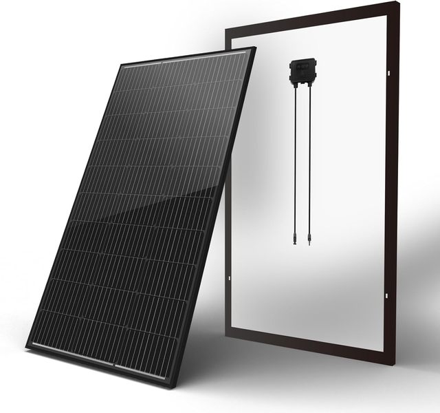 100 W Monocrystalline 100W 12V Solar Panel High Efficiency Mono Module RV Marine Boat Off Grid