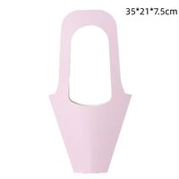 Sac fourre-tout portable en papier pour fleurs, vente en gros, idéal pour la Saint-Valentin, la fête des Mères, les mariages et la décoration d'événements - Nouveauté 2026