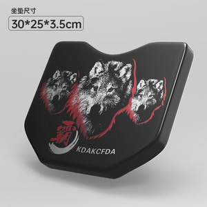 Chaise de pêche avec ventouse, coussin de siège en mousse à mémoire de forme élastique, noir, accessoire de pêche portable - Product Image 4