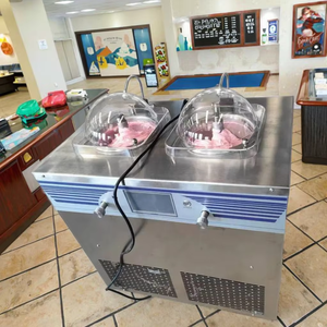 Mini machine à crème glacée dure commerciale fabricant de crème glacée à l'azote liquide bon marché attributs spécifiques au lait arguments de vente uniques - Product Image 3