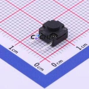 K2-1839DF-C4SW-02 Tactile Switch Through hole Component (THT) Switch Round Button 2.5N Right Angle Insert 6.2mm - Product Image 1