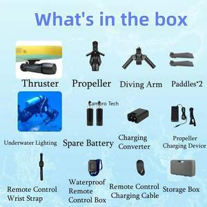 Camoch Underwater Scooter 900W 16AH Batería de alta velocidad para <span class=keywords><strong>SUP</strong></span> Kayak Snorkeling en Pool Sea - Product Image 5