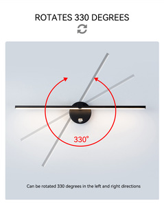 Nuovo <span class=keywords><strong>Design</strong></span> semplice e moderno per la camera <span class=keywords><strong>da</strong></span> letto soggiorno bagno-sfondo muro Ricaricabile lampada <span class=keywords><strong>da</strong></span> <span class=keywords><strong>parete</strong></span> rotante a <span class=keywords><strong>LED</strong></span> - Product Image 5