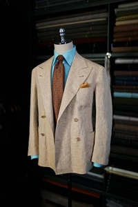 Blazer de Designer Sur Mesure En Gros, Costumes en Tissu 100% <span class=keywords><strong>Lin</strong></span> de Haute Qualité, <span class=keywords><strong>Veste</strong></span> de <span class=keywords><strong>Costume</strong></span> <span class=keywords><strong>Homme</strong></span> Personnalisée - Product Image 2