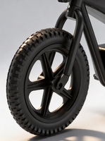 Motocicleta Eléctrica Infantil ZEEK T5Kids, Motor sin Escobillas de 24V 300W, Neumático Inflable de 14 Pulgadas, Encendido con Llave, Velocidad Ajustable, Música y Luces para Niños