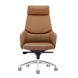İtalyan reclinable deri patron sandalyesi moda ofis koltuğu ev döner iş rahat sandalye