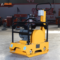 Compacteur à plaques électrique ZUJI PC100E 5 CV à démarrage manuel, haute efficacité pour les magasins de matériaux de construction et les machines de chantier