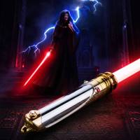 Lightsaber Kontrol Gerak Nexussabers Darth Sidious dengan Bilah Tahan Lama, Flash saat Bertabrakan, Lightsword untuk Bela Diri