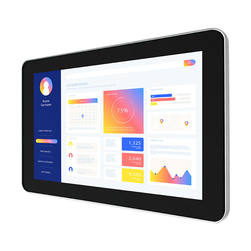 18.5/19/19.2 Inch Industrial Panel PC with IP65 Waterproof Fanless Aluminum Touch Screen Wall Embedded Computer in Stock