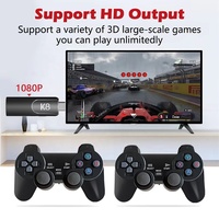 Console de jeu TV K8 HD 4K, lecteur de jeux vidéo classique avec émulateurs PSP N64