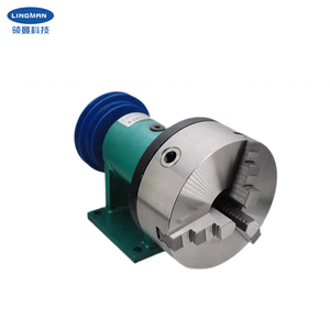 Hoàn toàn tự động CNC Ba móng vuốt điện đầu hàn dụng cụ máy tiện vành đai ổ đĩa máy tiện trục chính khí nén Hướng dẫn sử dụng quay <span class=keywords><strong>Chuck</strong></span> - Product Image 5