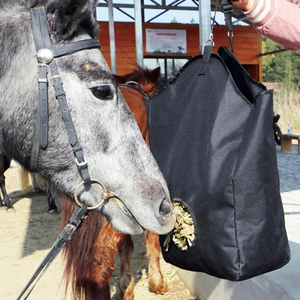 Hole-Fed Large Stable Horse Feeding <b>Bag</b> Eco-Friendly Slow Feeding <b>Hay</b> <b>Bag</b> with Zipper Closure for Wild Horse Riding - Product Image 6