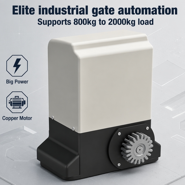 Heavy Duty 800kg-2000kg Automatic Sliding Gate Opener Kit Modern Electric Slide Gate Motor with Soft Start Stop