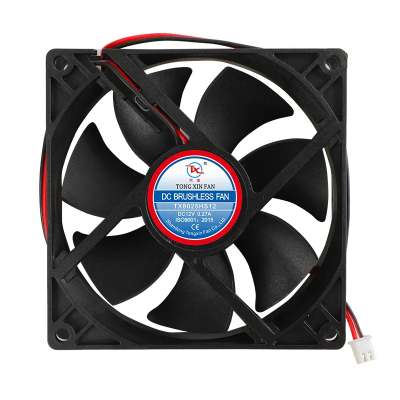 Cao bán hàng 12V 24V 48V trục DC fan 80x80x25 làm mát Quạt hướng trục