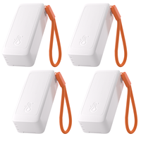 SONOFF 4 Pack SNZB-02B Sensor Suhu dan Kelembapan Zigbee AirGuard TH Lite dengan Monitor Titik Embun & VPD untuk Rumah Pintar