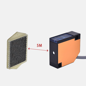 Capteur optique BXuan A3R 2M NPN PNP 24V 10-30V <span class=keywords><strong>miroir</strong></span> capteur de commutateur photoélectrique rétro réfléchissant avec distance de détection de 2M - Product Image 1