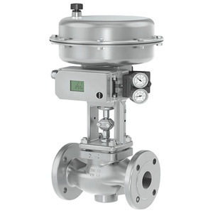 วาล์วทรงกลม 3241 ตัว พร้อมตัวควบคุมตำแหน่ง Samson 3730 วาล์วควบคุมลมแบบ OEM ตัววาล์วทำจากเหล็กกล้าไร้สนิม มีจำหน่ายในสต็อก - Product Image 2