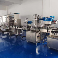 Ligne de production de remplissage de liquides et de pâtes entièrement automatique JIANGSU, machine de remplissage de boissons gazeuses pneumatique 300 Motor Cans