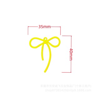 Zinc Alloy Ribbon Bow DIY Jewelry Findings For Earring Making Spring 2026 Dongguan Made FT192 - Product Image 4