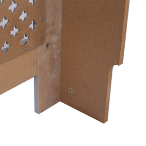 Modern <b>Mdf</b> Wood White Grey Horizontal Slat <b>Radiator</b> Cover Nordic Minimalist <b>Radiator</b> Cover Wooden Heater Cabinet - Product Image 5