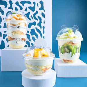 ถ้วยดื่มน้ำเย็นขนาด95มล. ขนาด360มล. 380มล. 500มล. แบบใช้แล้วทิ้งพร้อมฝาปิด - Product Image 3