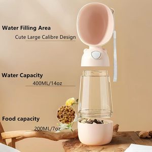 Échantillon Gratuit - Bouteille d'eau isotherme 3-en-1 en acier inoxydable de 32 oz, anti-fuite, pour chiens et humains, à paroi simple, détachable - Product Image 3