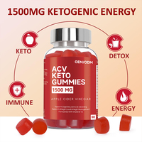 OEM Pure Natural KETO Vinaigre de cidre de pomme Acv Gommes de perte de poids