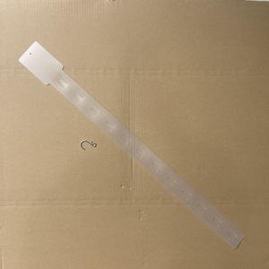 Display Hanging <b>Strips</b> for Supermarkets Made of <b>Plastic</b> PP Transparent Double-sided with 12 Hooks <b>Plastic</b> Clip <b>Strip</b> Length 72cm - Product Image 4
