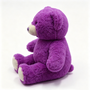 Oso de peluche morado, oso de peluche violeta, juguete de oso morado esponjoso, oso de peluche de color sólido, decoración estética morada - Product Image 4