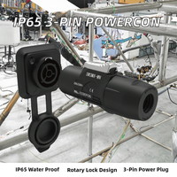 IP65 Outdoor Powercon 3-Polig 250V 20A Dreifach-Kern Drehverriegelungs-Stecker für LED-Anwendungen