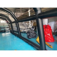 Cage de frappe de baseball gonflable professionnelle de 40 pieds, filet de golf étanche, équipement d'entraînement sportif extérieur