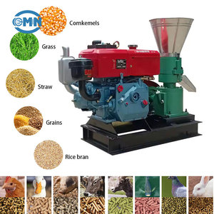 Nouveau moulin à granulés de moteur Diesel en acier inoxydable pour la volaille et le poulet alimentent le moteur de granulateur animal 220V comme composant de base - Product Image 1